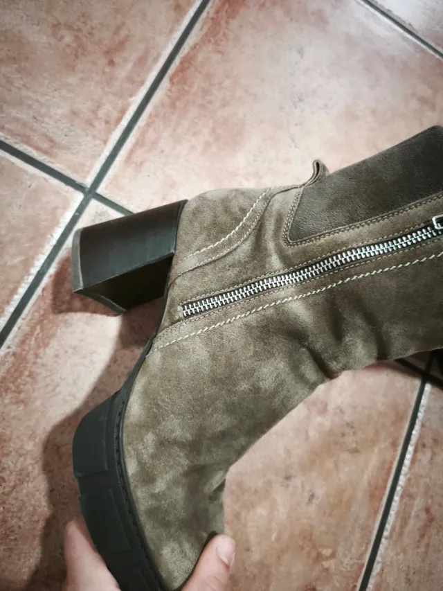 Botines Unisa Beige/Marrón Talla 38