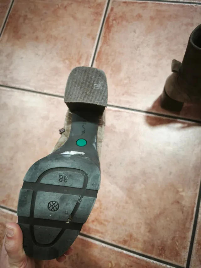 Botines Unisa Beige/Marrón Talla 38