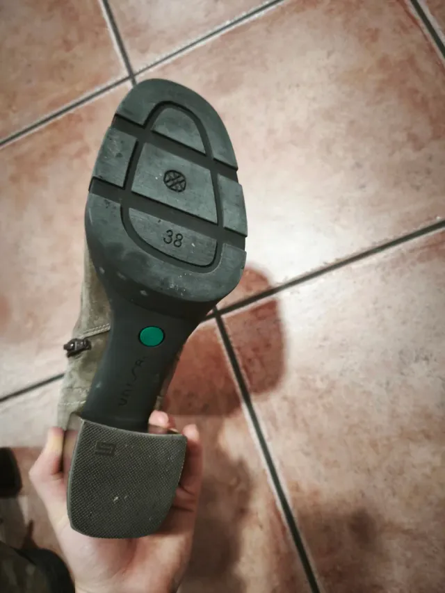 Botines Unisa Beige/Marrón Talla 38