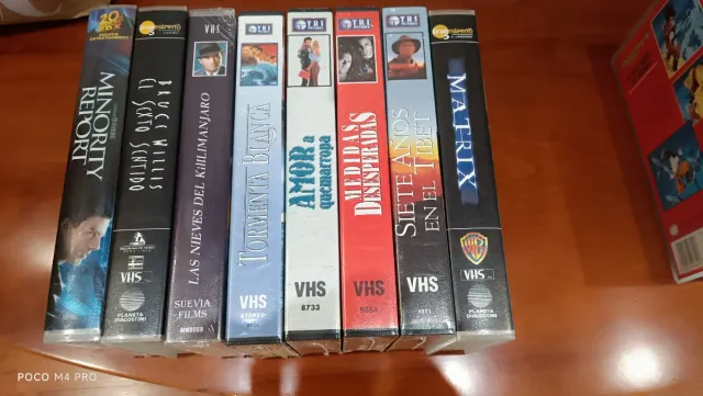 Lote 9 Películas VHS Clásicas 90s