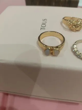 Anillos  Bisutería Dorados y Blancos