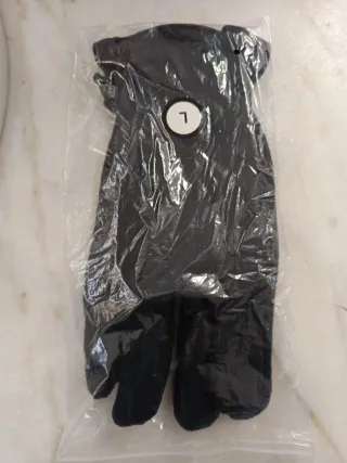 Guantes negros talla L sin estrenar