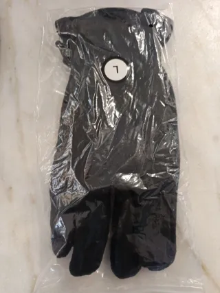 Guantes negros talla L sin estrenar