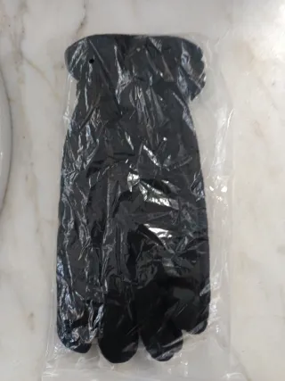 Guantes negros talla L sin estrenar