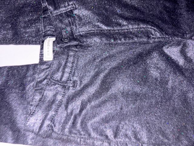 2 Pantalones brillos y blanco Mujer 36 Nuevo