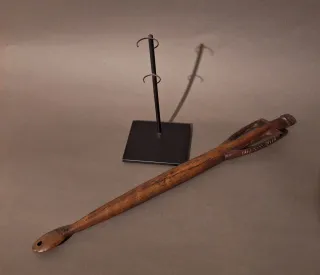 Fischietto  Africano Mossi con piedistallo