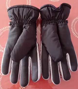 Guantes de snowboard negros para mujer y hombre
