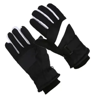 Guantes de snowboard negros para mujer y hombre