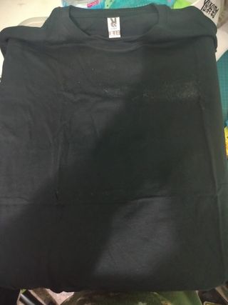 28 Camisetas Negras Roly Talla XL
