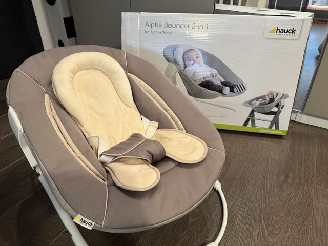 Hamaca recién nacido Hauck Alpha Bouncer 2 en 1