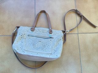 Bolso Desigual Beige y Marrón