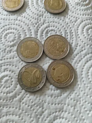 Lote 4 monedas 2€ conmemorativas