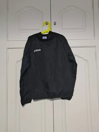 Chubasquero Joma Fútbol Negro niño talla 12