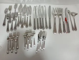 Set di posate Belle Époque 36 pezzi in acciaio inossidabile alta qualità