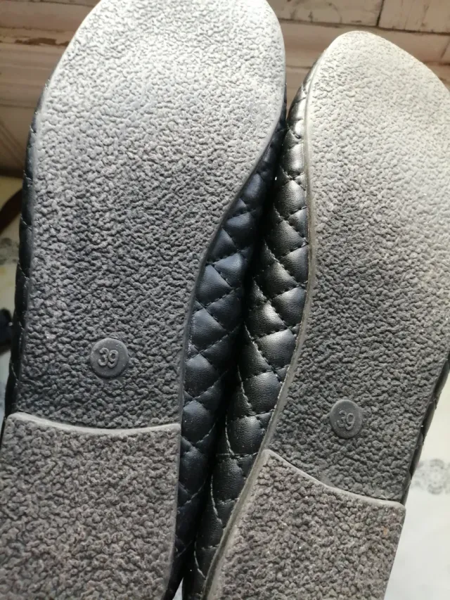 Bailarinas Señorita Negras Talla 39