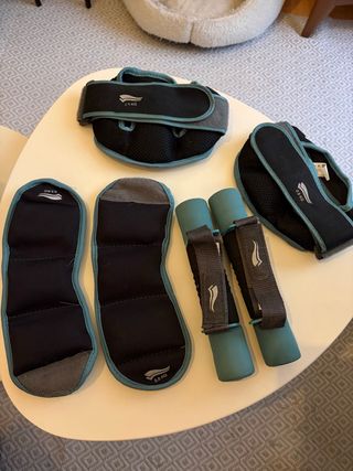 Set Pesas Tobillo Muñeca 0.5kg c/u Set pesas d 1kg