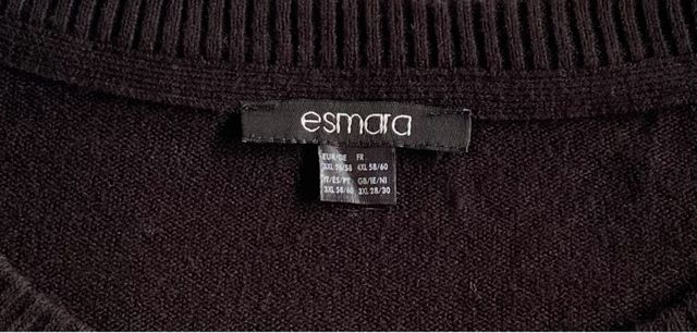 Maglione Esmara nero con ballerina e schiaccianoci