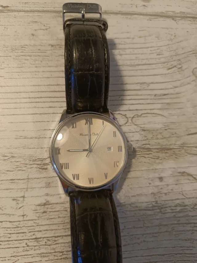 Reloj Massimo Dutti Automático Marrón/Plata