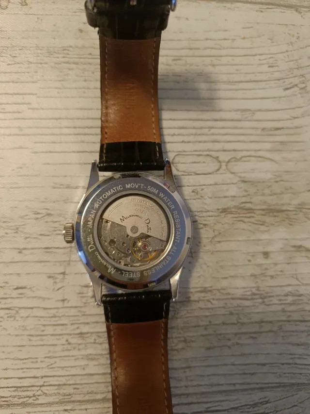 Reloj Massimo Dutti Automático Marrón/Plata