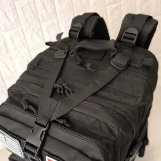 Mochila Táctica Militar Grande Negra