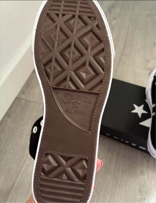 Zapatillas Converse plataforma altas negras