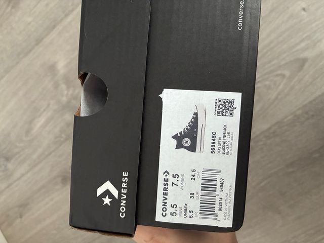 Zapatillas Converse plataforma altas negras