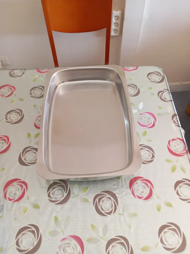 Bandeja metálica para horno