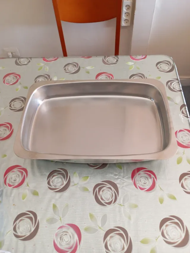 Bandeja metálica para horno