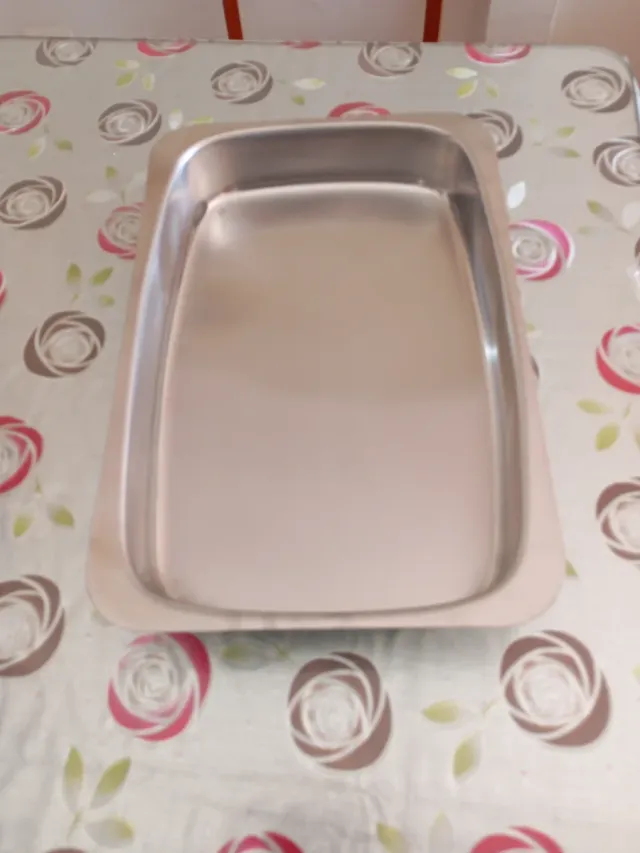 Bandeja metálica para horno