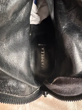 Stivali neri in pelle Marella Tg 36