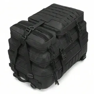 Mochila Táctica Militar Grande Negra Viaje Senderi