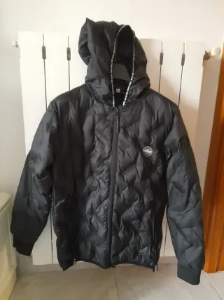 Giubbotto ragazzo nero trapuntato