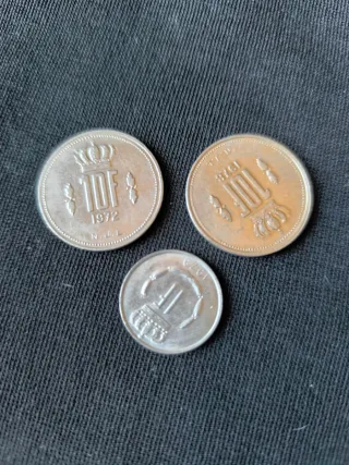 3 Monedas Luxemburgo
