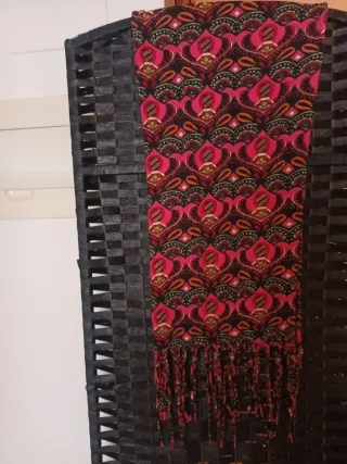 Fular estampado multicolor