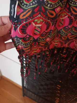 Fular estampado multicolor