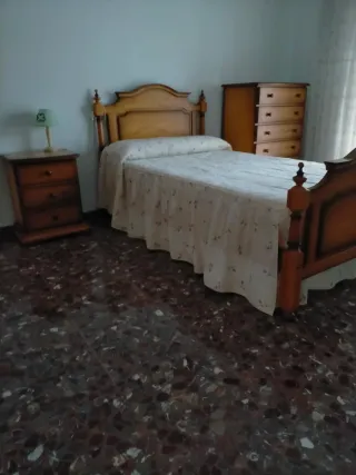 Cama individual de madera 105x190 cm