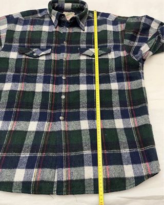 Sobrecamisa acolchada cuadros