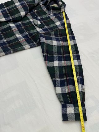 Sobrecamisa acolchada cuadros