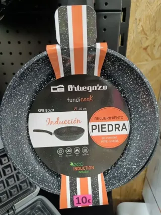 Sarten orbegozo vitro inducción gas electrico