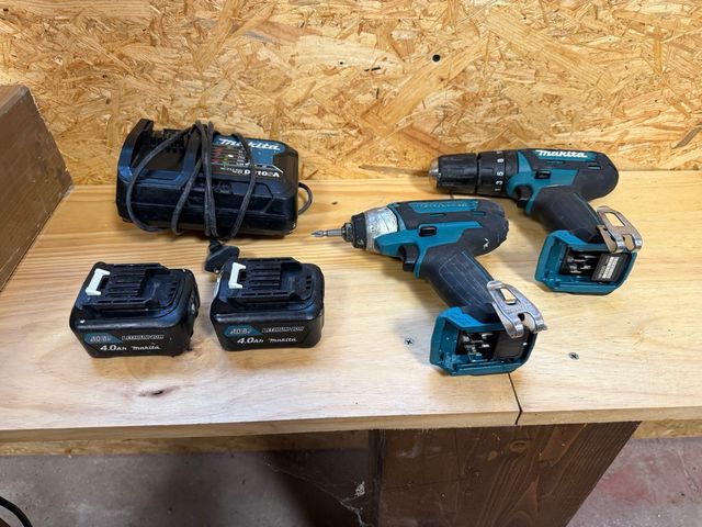 Kit Makita Taladro + Atornillador + 2 Bat.