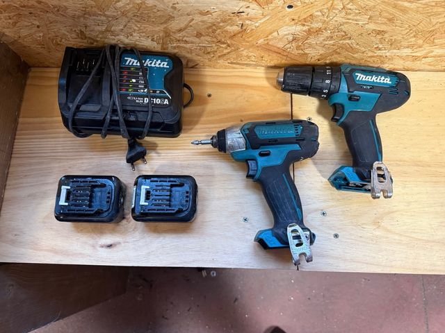 Kit Makita Taladro + Atornillador + 2 Bat.