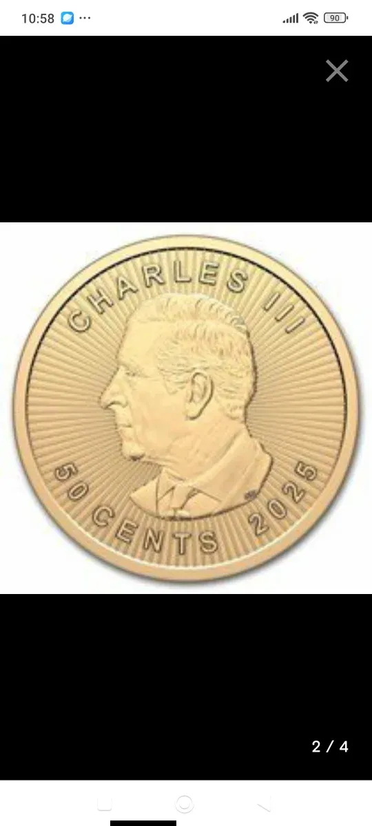 Moneda de Oro Puro 24k