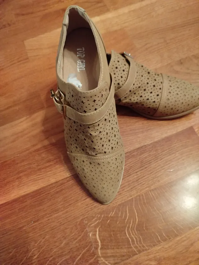Zapatos planos beige mujer talla 39