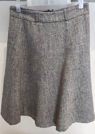 Falda H&M Campana Talla S Marrón