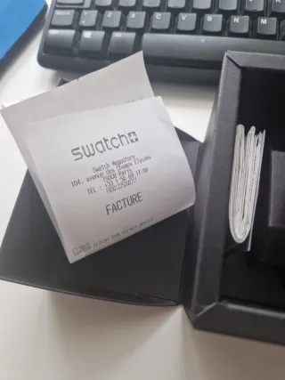 Swatch Omega Mission to the Moonphase Negro