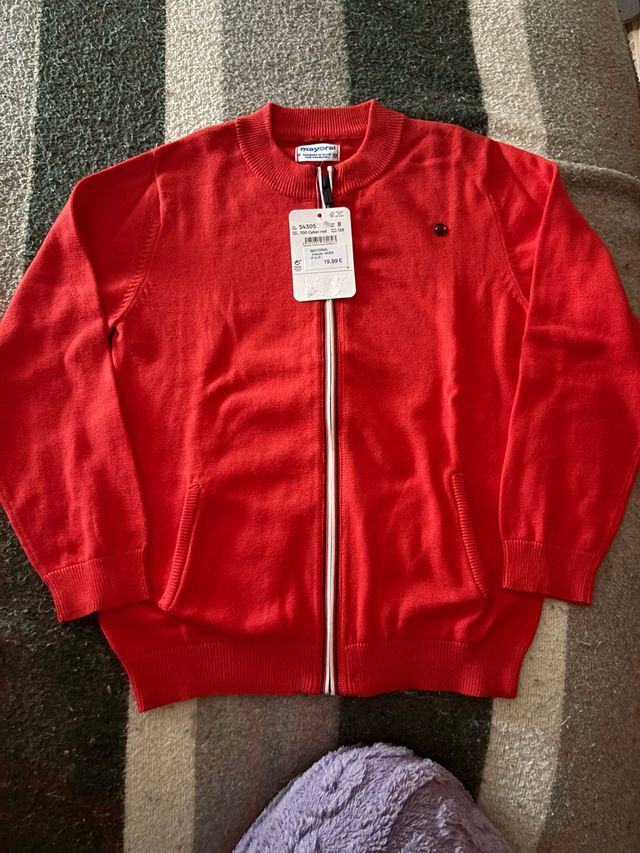 Rebeca Mayoral niño talla 8 roja coral