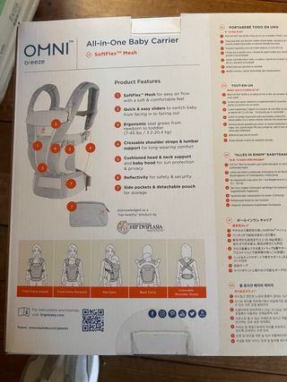 Mochila Ergobaby Omni 360 Gris Perla