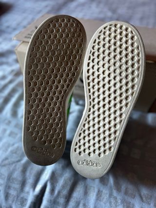 Adidas Talla 39.5 Verde y Blanco