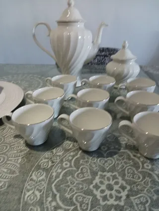 Pontesa Vajilla Porcelana Blanca