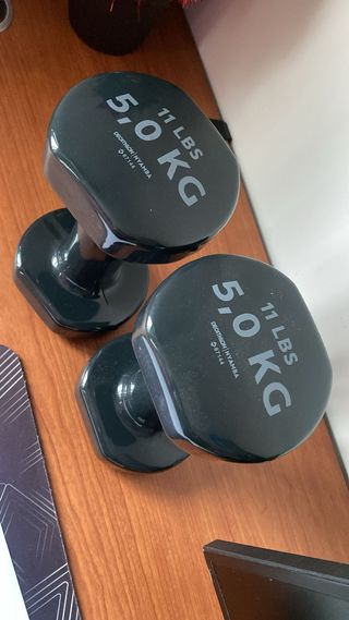2 Mancuernas 5kg Decathlon
